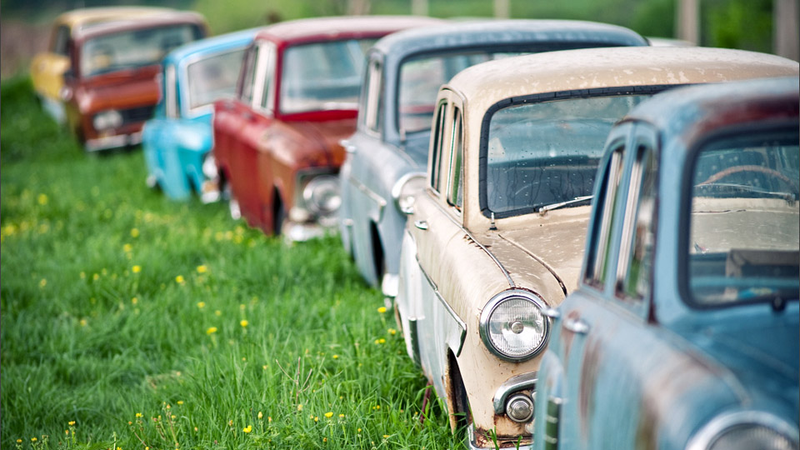 Illustration for article titled Amazing pictures of an outdoor Russian car museum